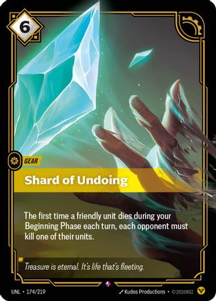 Shard of Undoing (174/219) - Riftbound - [Unleashed] Foil