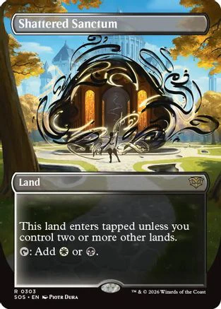 Shattered Sanctum (Borderless)  [Secrets of Strixhaven]