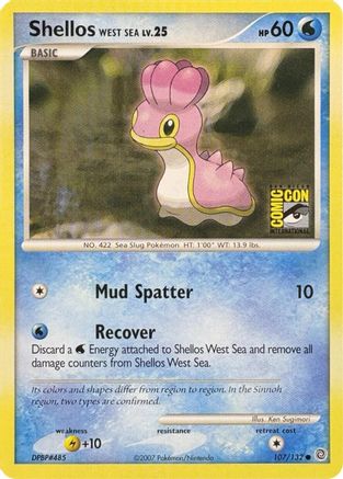 Shellos West Sea (107/132) (SDCC 2007) [Miscellaneous Cards]