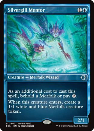 Silvergill Mentor  [Promo Pack: Lorwyn Eclipsed]