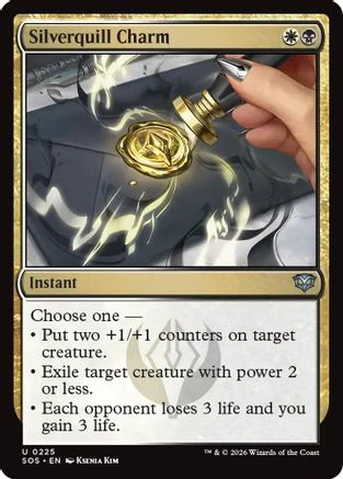 Silverquill Charm  [Secrets of Strixhaven] Foil