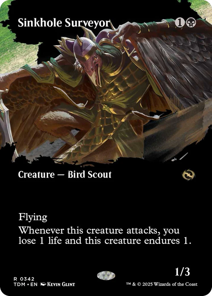 Sinkhole Surveyor (Borderless) [Tarkir: Dragonstorm] Foil