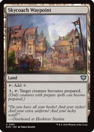 Skycoach Waypoint  [Secrets of Strixhaven] Foil