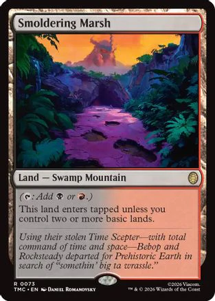 Smoldering Marsh  [Commander: Teenage Mutant Ninja Turtles]