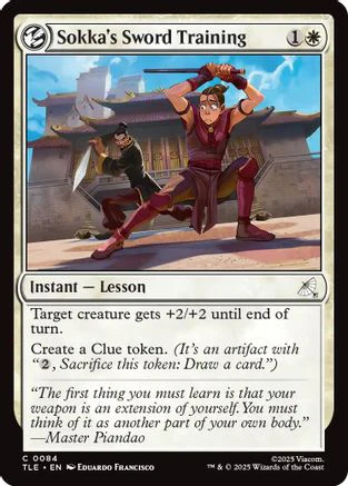 Sokka's Sword Training  [Avatar: The Last Airbender: Eternal-Legal] Foil