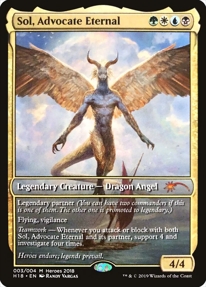 Sol, Advocate Eternal [Heroes of the Realm 2018] Foil