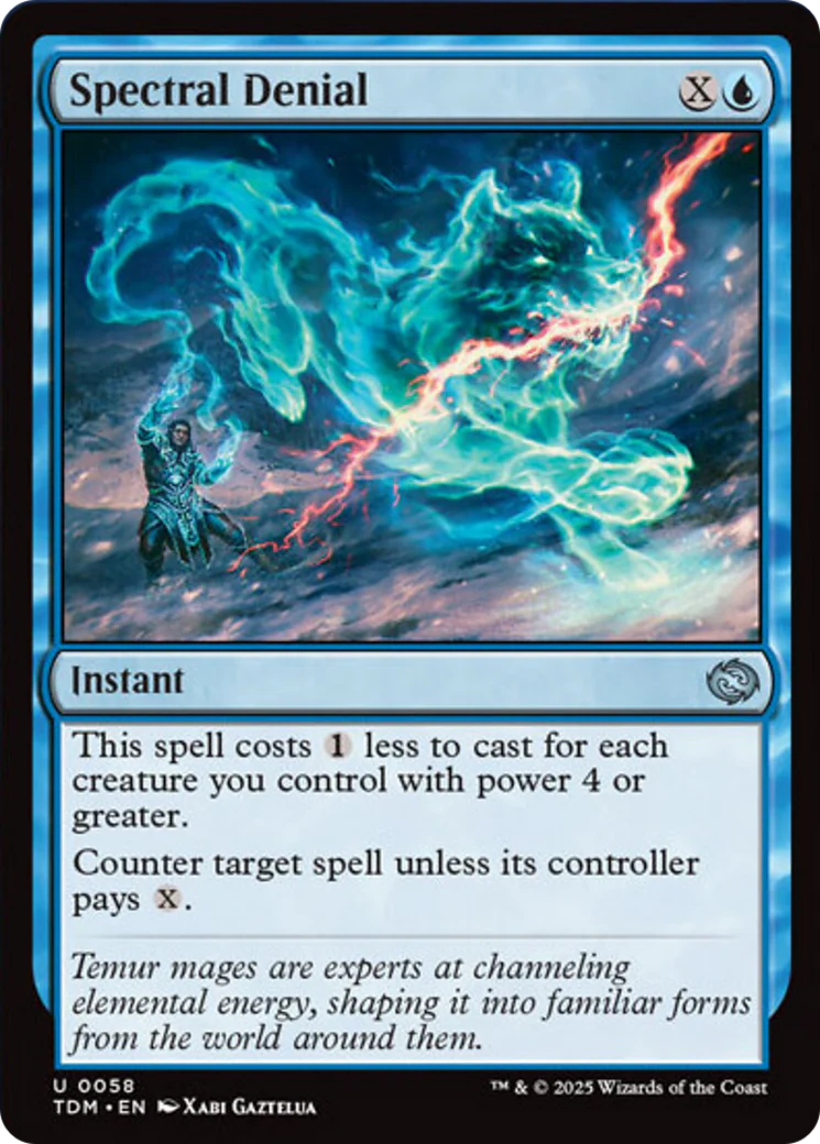 Spectral Denial [Tarkir: Dragonstorm] Foil