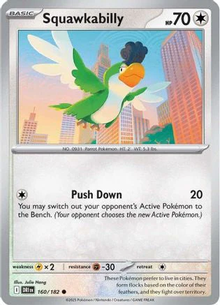 Squawkabilly (160/182) [Scarlet & Violet: Destined Rivals] Reverse Holofoil