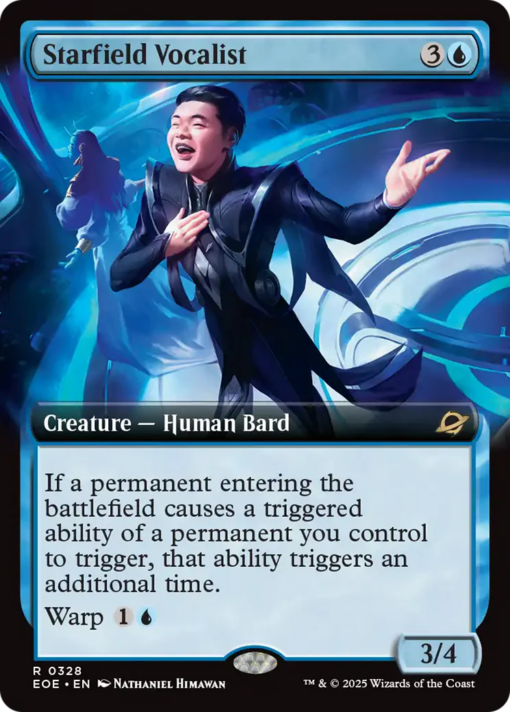 Starfield Vocalist (Extended Art) [Edge of Eternities] Foil