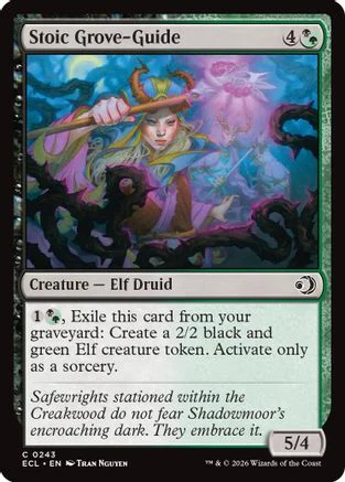 Stoic Grove-Guide  [Lorwyn Eclipsed] Foil