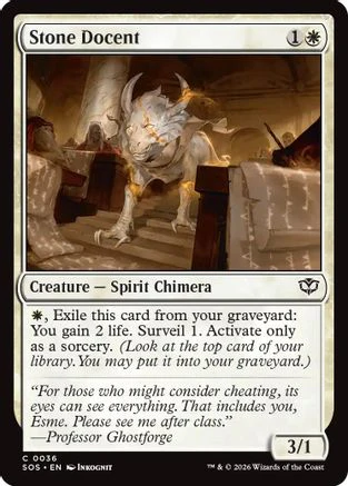Stone Docent  [Secrets of Strixhaven] Foil