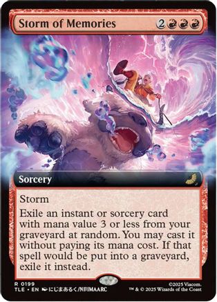 Storm of Memories (Extended Art)  [Avatar: The Last Airbender: Eternal-Legal] Foil