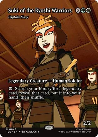 Suki of the Kyoshi Warriors - Captain Sisay (Borderless)  [Avatar: The Last Airbender: Eternal-Legal]
