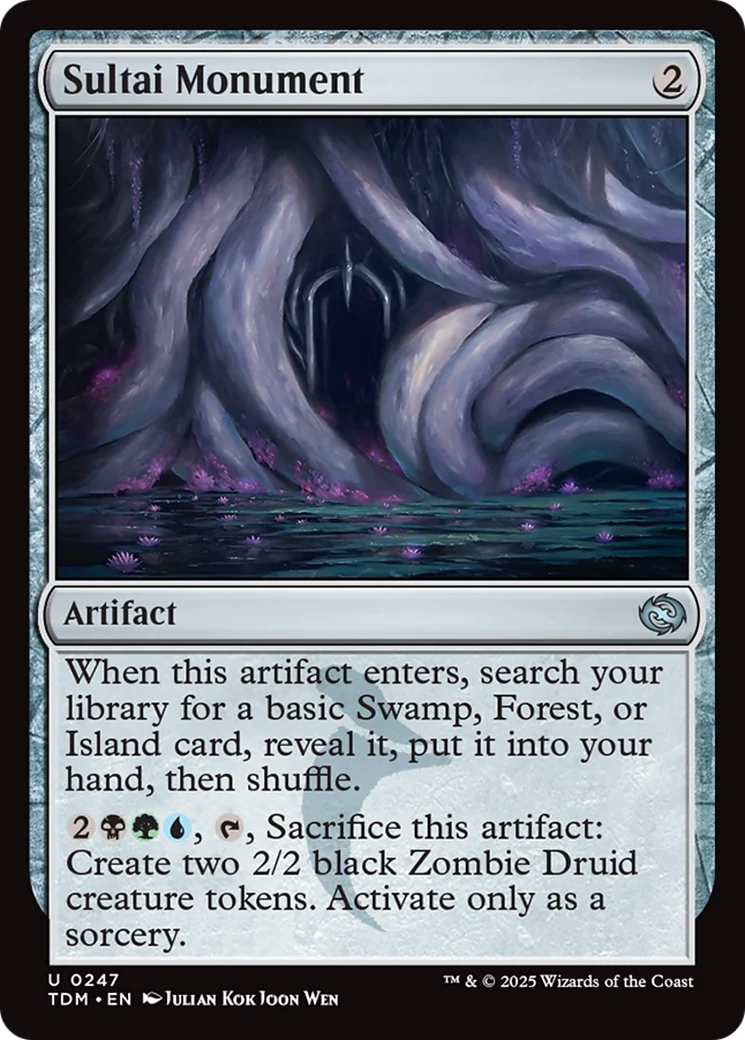 Sultai Monument [Tarkir: Dragonstorm] Foil
