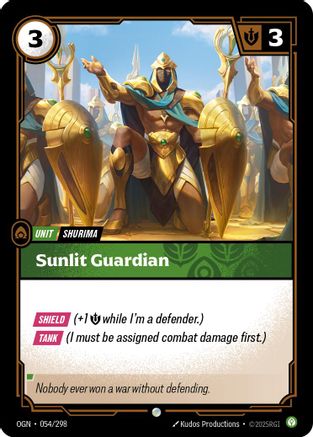Sunlit Guardian (054/298) - Riftbound - [Origins]