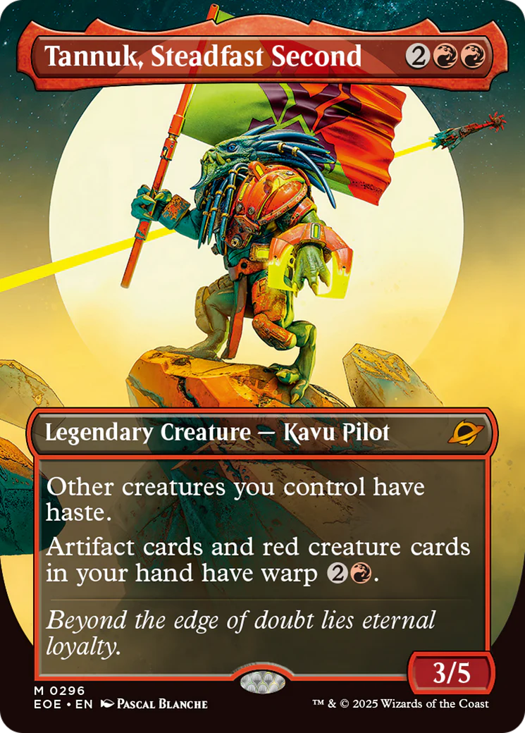 Tannuk, Steadfast Second (Borderless) [Edge of Eternities] Foil