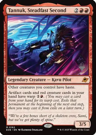 Tannuk, Steadfast Second  [Promo Pack: Edge of Eternities] Foil