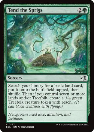 Tend the Sprigs  [Lorwyn Eclipsed]