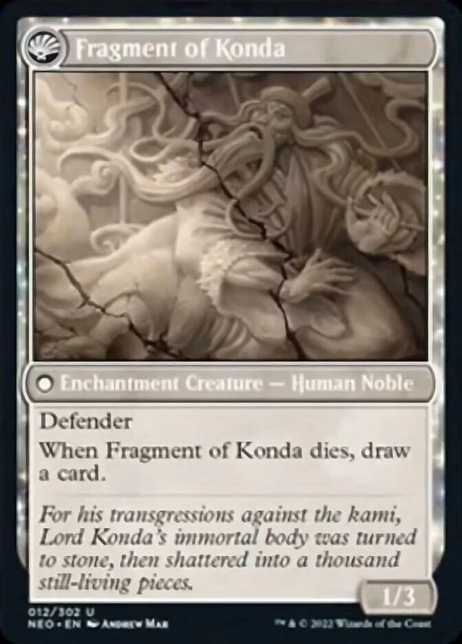 The Fall of Lord Konda // Fragment of Konda [Kamigawa: Neon Dynasty] - Image 2