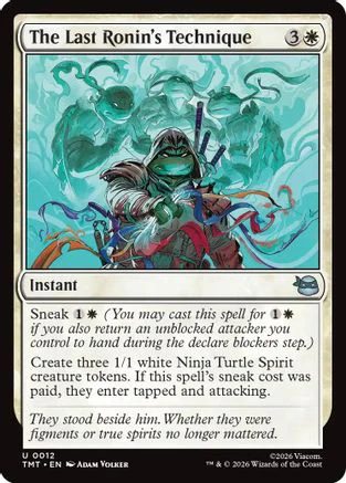 The Last Ronin's Technique  [Teenage Mutant Ninja Turtles] Foil