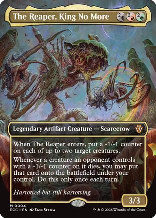 The Reaper, King No More (Borderless)  [Commander: Lorwyn Eclipsed]
