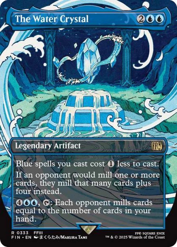 The Water Crystal (Borderless) [FINAL FANTASY] Foil
