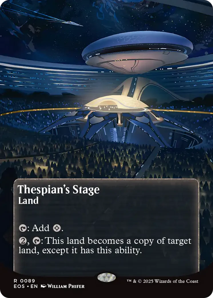 Thespian's Stage (0089) (Borderless) [Edge of Eternities: Stellar Sights] Foil