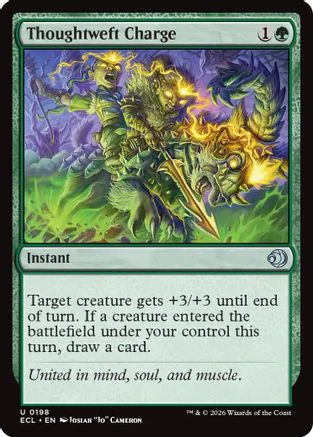 Thoughtweft Charge  [Lorwyn Eclipsed]