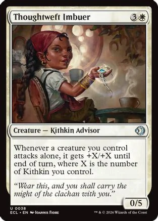 Thoughtweft Imbuer  [Lorwyn Eclipsed] Foil