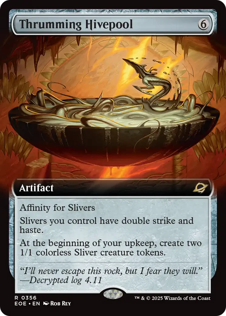 Thrumming Hivepool (Extended Art) [Edge of Eternities] Foil
