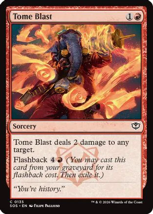 Tome Blast  [Secrets of Strixhaven] Foil