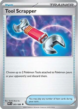 Tool Scrapper 080  - Reverse Holofoil SV White Flare - Uncommon