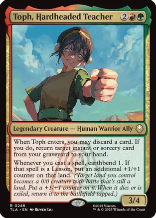Toph, Hardheaded Teacher  [Avatar: The Last Airbender] Foil