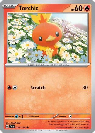 Torchic (022/159) [Scarlet & Violet: Journey Together] Reverse Holofoil
