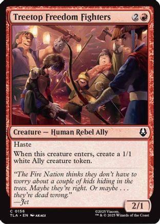 Treetop Freedom Fighters  [Avatar: The Last Airbender] Foil