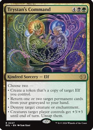 Trystan's Command  [Lorwyn Eclipsed] Foil