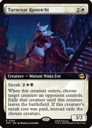 Turncoat Kunoichi (Extended Art)  [Teenage Mutant Ninja Turtles] Foil