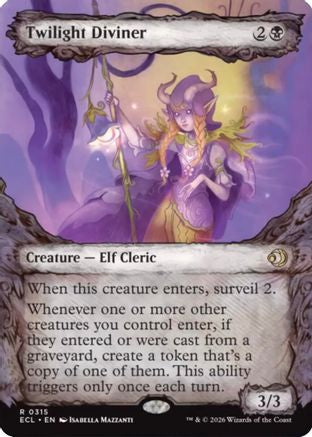 Twilight Diviner (Showcase)  [Lorwyn Eclipsed] Foil