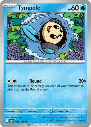 Tympole 022/086  SV Black Bolt - Common