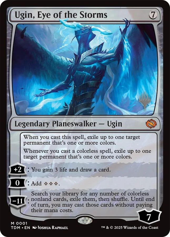 Ugin, Eye of the Storms [Tarkir: Dragonstorm Promos] Foil