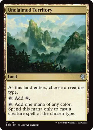 Unclaimed Territory  [Commander: Lorwyn Eclipsed]