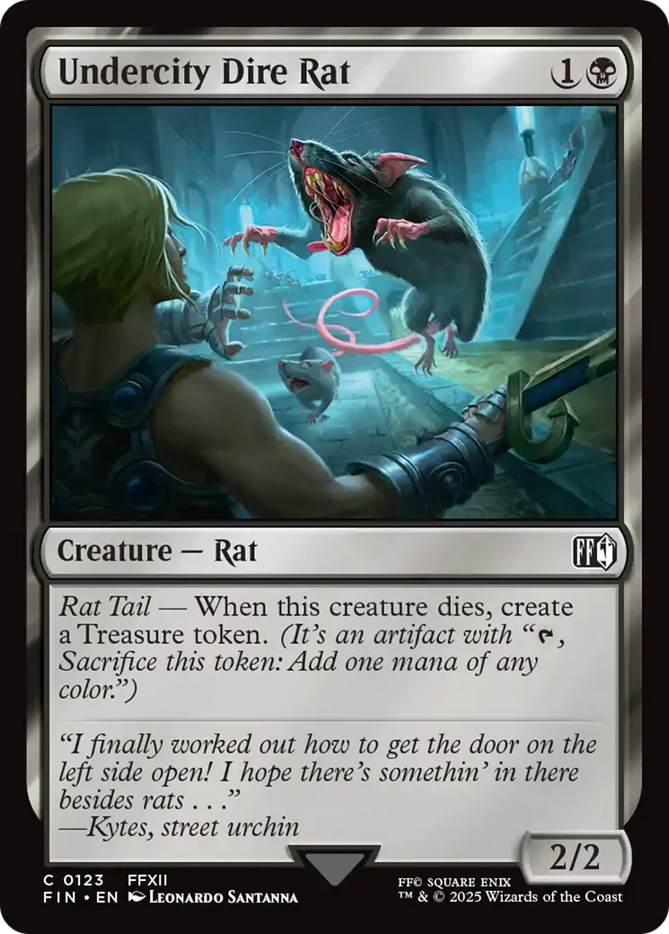 Undercity Dire Rat [FINAL FANTASY] Foil
