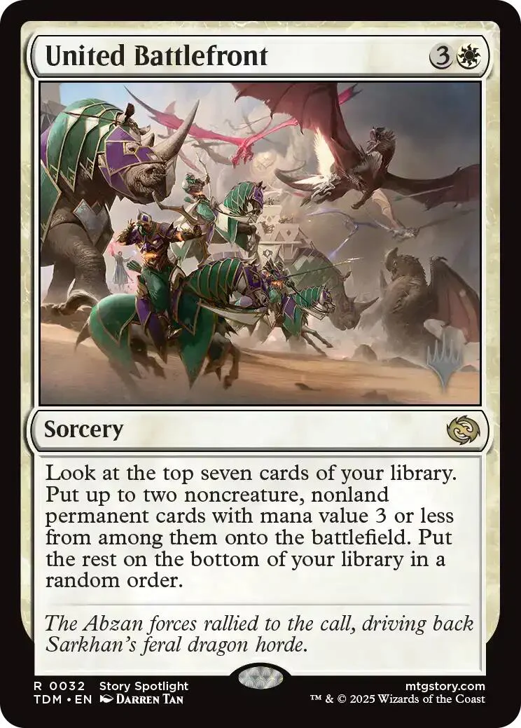 United Battlefront [Tarkir: Dragonstorm Promos] Foil