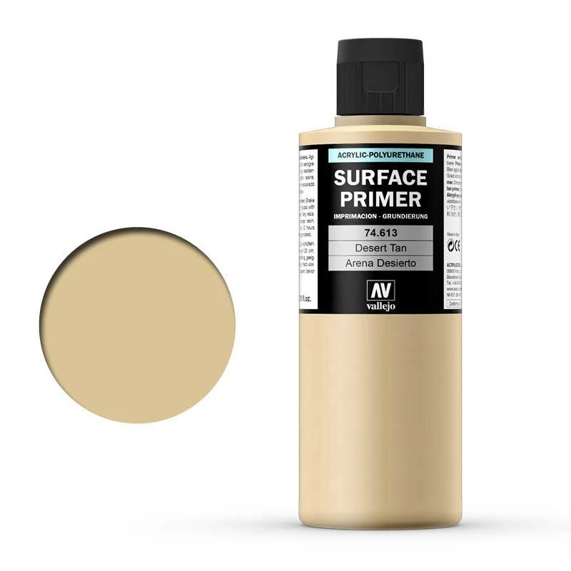 Vallejo - Surface Primer - Colour Desert Tan 200ml - 74613