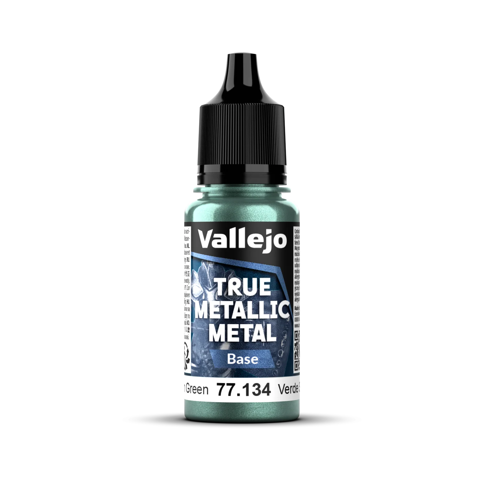 Vallejo True Metallic Metal: Base - Dusken Green 18 ml