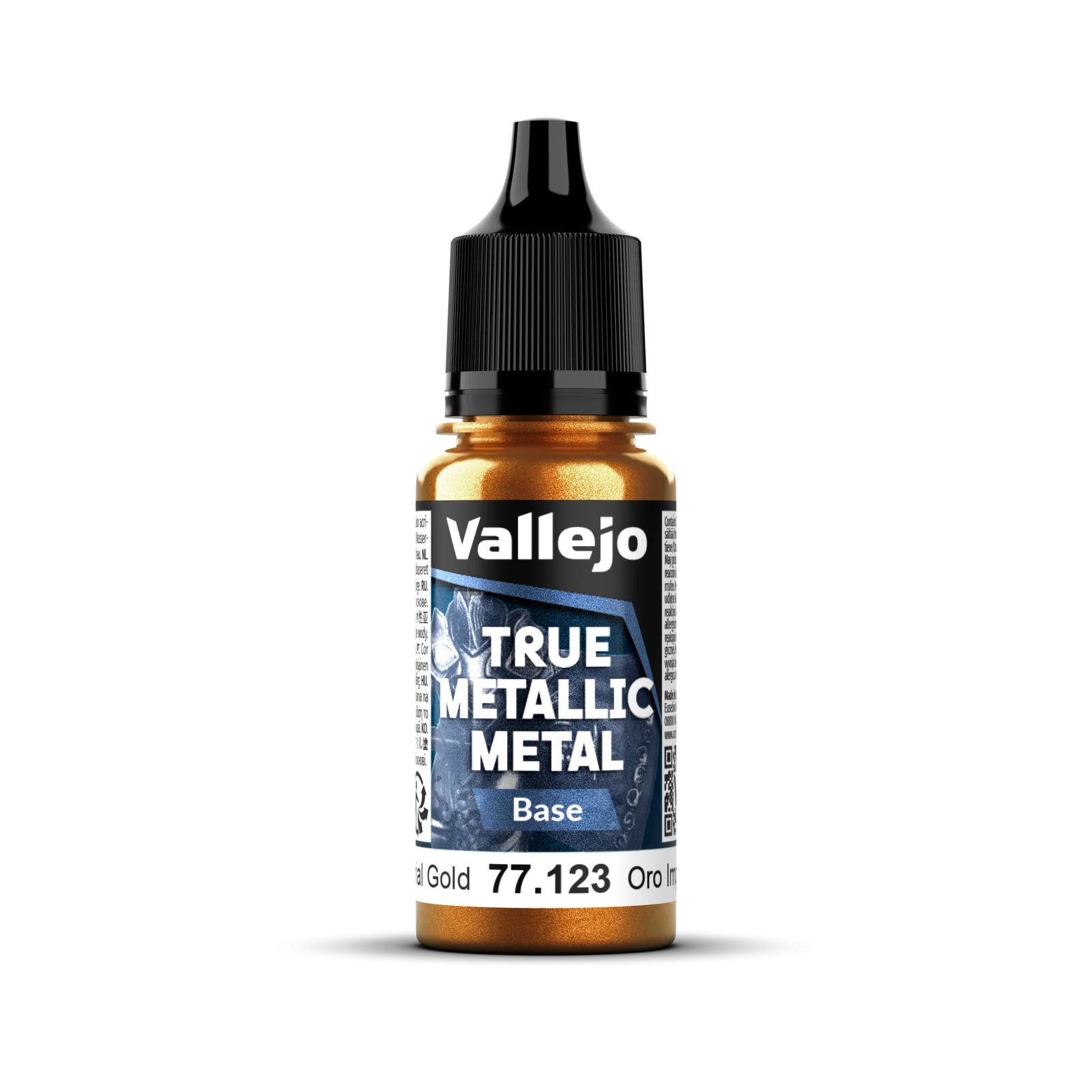 Vallejo True Metallic Metal: Base - Imperial Gold 18 ml