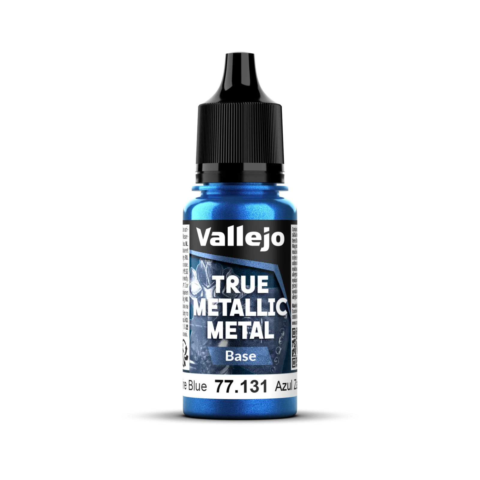 Vallejo True Metallic Metal: Base - Sapphire Blue 18 ml