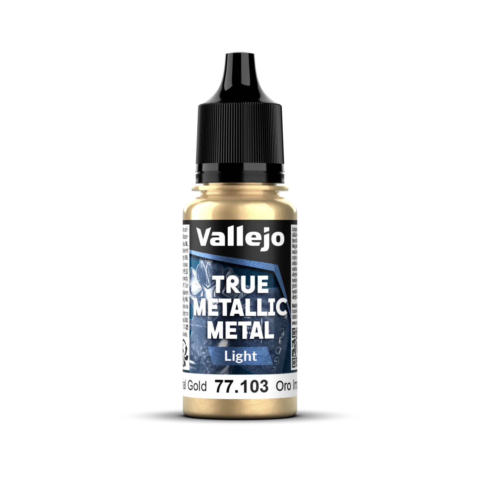 Vallejo True Metallic Metal: Light - Imperial Gold 18 ml