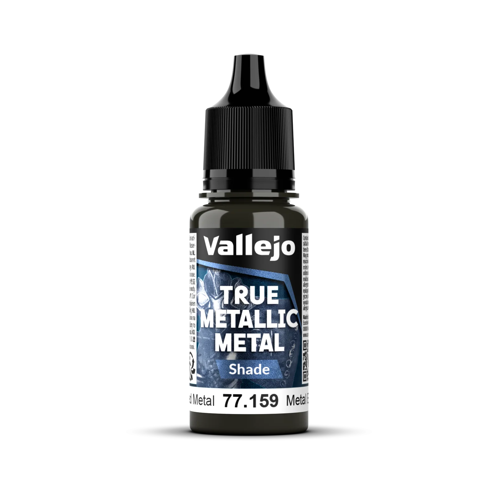 Vallejo True Metallic Metal: Shade - Aged Metal 18 ml