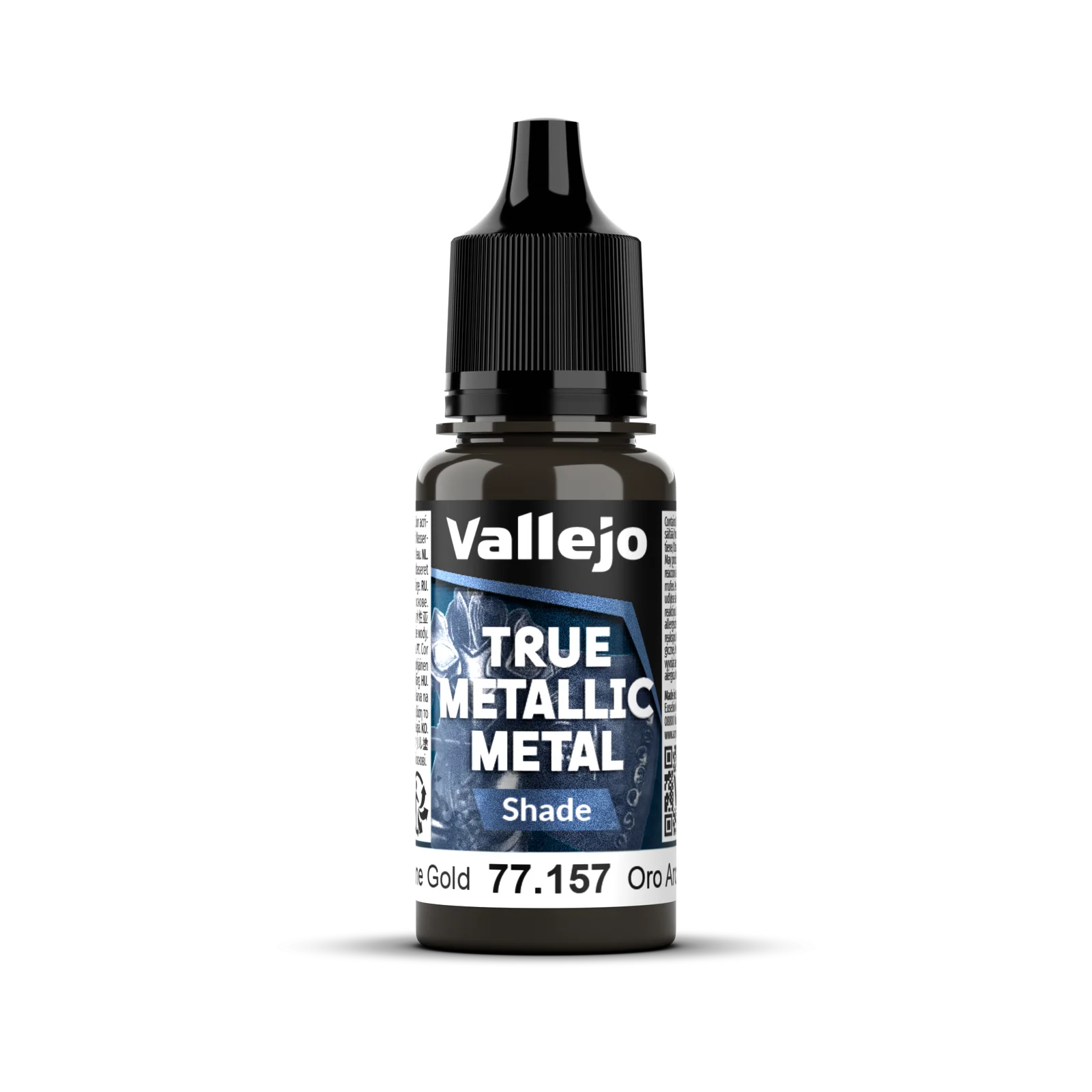Vallejo True Metallic Metal: Shade - Arcane Gold 18 ml